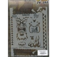 IWATA-ARTOOL Tiki Master Schablonen-Set (All 6)-(FH TM 7)