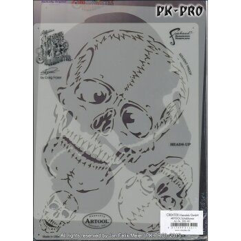 IWATA-ARTOOL Horror of Skullmaster Schablonen-(FH SK 21)