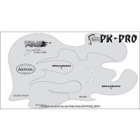 IWATA-ARTOOL True Fire Mini-Schablonen-Set (9)-(FH TF1 MS)