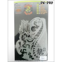 IWATA-ARTOOL Kanji Master Schablone Dragon-(FH KM 1)