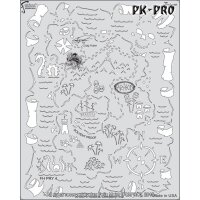 IWATA-ARTOOL Piracy Schablone Tortuga-(FH PRY 4)