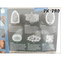 IWATA-ARTOOL ZAZZO Makeup Masters Schablonen-Set-(MFX 2)