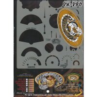 IWATA-ARTOOL Steampunk FX Schablone Gauges-(FH SPFX 3)