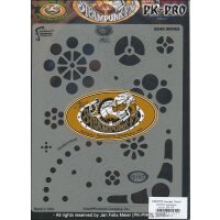 IWATA-ARTOOL Steampunk FX Schablone Gear Drives-(FH SPFX 6)