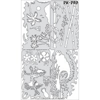 IWATA-ARTOOL Nano-Schablone Island FX-(FH NS 4)