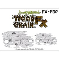 IWATA-ARTOOL Wood Grain FX Schablone-(FH WGFX 1)