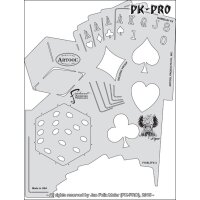 IWATA-ARTOOL GAMBLIN FX Schablone-(FH BLTFX 3)