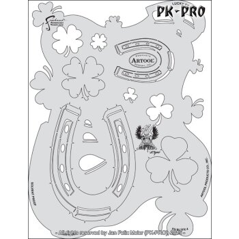 IWATA-ARTOOL LUCKY FX Schablone-(FH BLTFX 4)