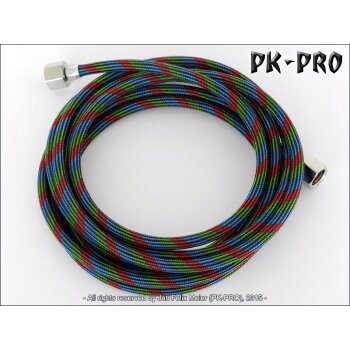 IWATA-Gewebemantel-Schlauch (¼ - ¼), 3,05m-(BT 050)