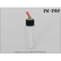 IWATA-Flasche klar 2oz/ 56ml mit Anschluss-(I 450 2)