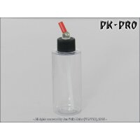 IWATA-Flasche klar 4oz/ 112ml mit Anschluss-(I 450 4)