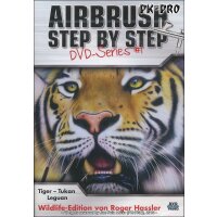 Airbrush STEP BY STEP DVD-Wildlife Series I - Roger Hassler