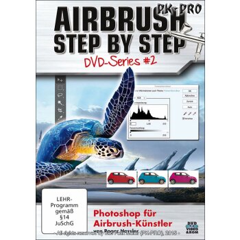 Airbrush STEP BY STEP DVD-Photoshop for Airbrush-Künster Series II - Roger Hassler