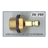 Stecknippel mit 1/8 AG Anschluß