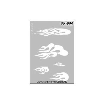 CREAEX Schablone MYLAR „Flammen II“