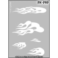 CREAEX Schablone MYLAR „Flammen II“