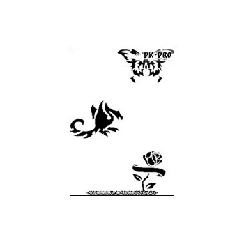 Tattoo-Schablone „Mischmotive I“