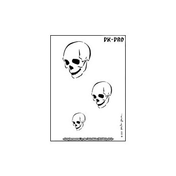 CREAEX Stencil Scull lateral