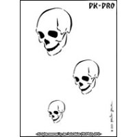 CREAEX Stencil Scull lateral