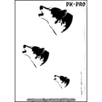 CREAEX Stencil Coyote Head