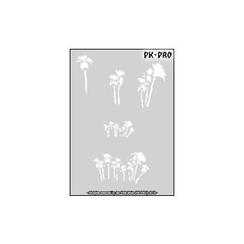 CREAEX Stencil Mylar Dreamland Palmtrees 3