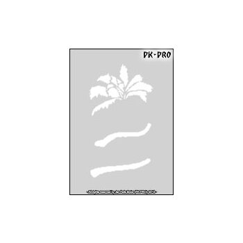 CREAEX Stencil Mylar Dreamland Palmtrees 3