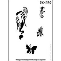 Tattoo-Stencil "Sirene"