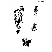 Tattoo-Stencil "Sirene"