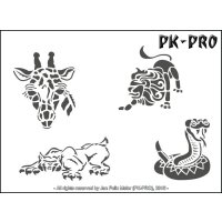 Mylar Stencil Wildlife (4 Motive)