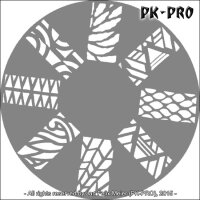 CREAEX Fingernagel-Schablone Strukturen 2