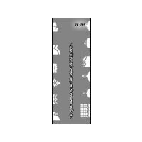 CREAEX Fingernail-Stencil French 1