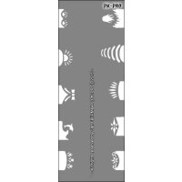 CREAEX Fingernail-Stencil French 4