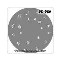 CREAEX Fingernagel-Schablone Blumen