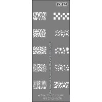Round and rectangular stencils made of Mylar