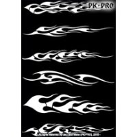 AutoAir V-Flames Stencil - Set (6)