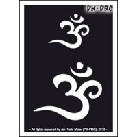 Tattoo-Schablone Ohm