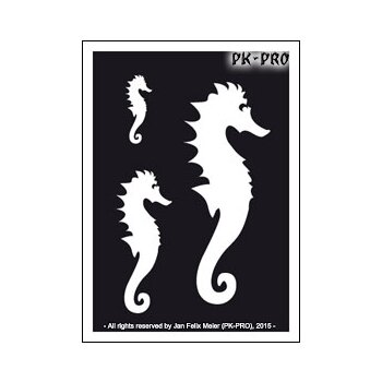 Tattoo-Schablone Sea Horse