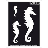 Tattoo-Stencil Sea Horse