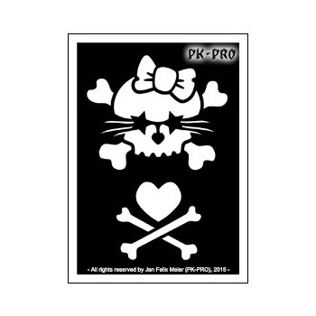 Tattoo-Schablone Kill Kitty