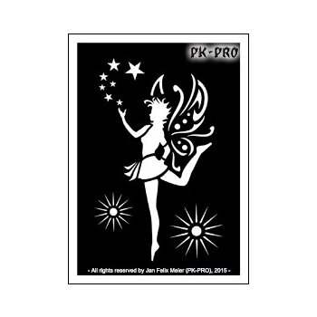Tattoo-Schablone Fairy