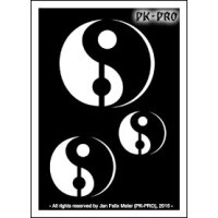 Tattoo-Stencil Yin&Yang