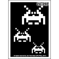 Tattoo-Stencil Space Invader