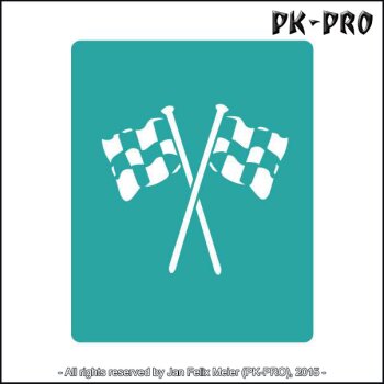 Tattoo-Stencil Checkered Flag