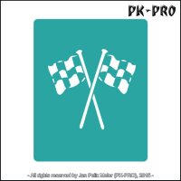 Tattoo-Stencil Checkered Flag