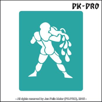 Tattoo-Stencil Zodiac Sign Aquarius