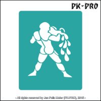 Tattoo-Stencil Zodiac Sign Aquarius