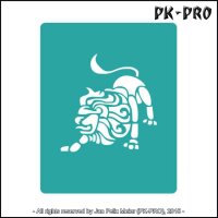 Tattoo-Stencil Zodiac Sign Lion