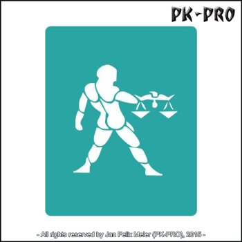 Tattoo-Stencil Zodiac Sign Libra