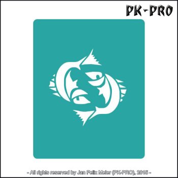 Tattoo-Stencil Zodiac Sign Fisches