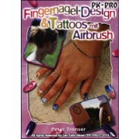 Fingernagel-Design & Tattoos mit Airbrush - with German text